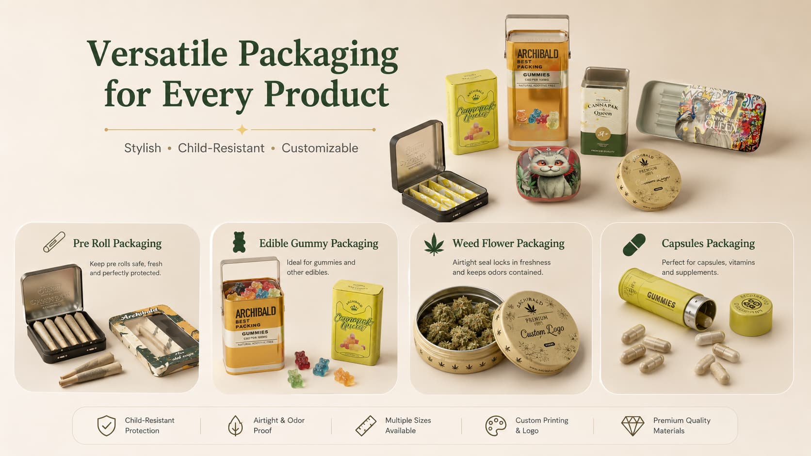 joint packaging tin box custom